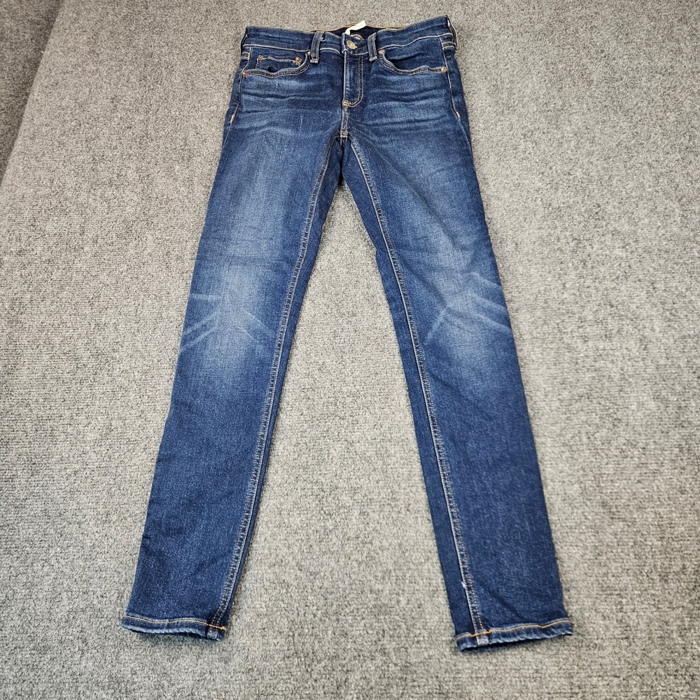 Rag & Bone Cate Mid-Rise Ankle Skinny Jeans Stevie Wash Blue Size‎ 25